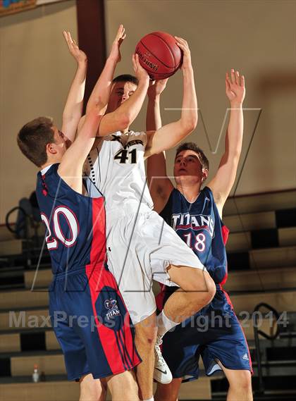 Thumbnail 1 in Xavier Prep vs. Samuel Robertson Canada (MaxPreps Holiday Classic) photogallery.