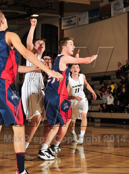 Thumbnail 2 in Xavier Prep vs. Samuel Robertson Canada (MaxPreps Holiday Classic) photogallery.