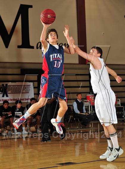Thumbnail 1 in Xavier Prep vs. Samuel Robertson Canada (MaxPreps Holiday Classic) photogallery.