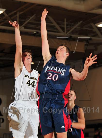 Thumbnail 3 in Xavier Prep vs. Samuel Robertson Canada (MaxPreps Holiday Classic) photogallery.