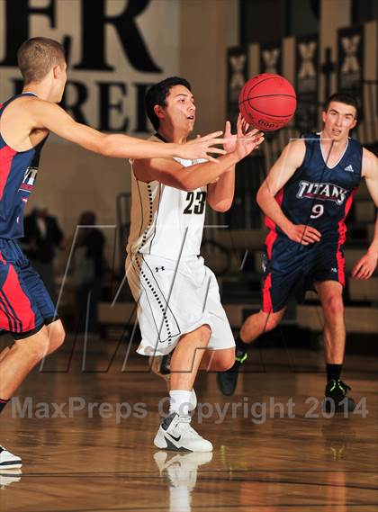 Thumbnail 1 in Xavier Prep vs. Samuel Robertson Canada (MaxPreps Holiday Classic) photogallery.