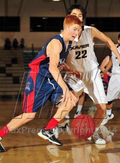 Thumbnail 1 in Xavier Prep vs. Samuel Robertson Canada (MaxPreps Holiday Classic) photogallery.