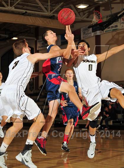 Thumbnail 3 in Xavier Prep vs. Samuel Robertson Canada (MaxPreps Holiday Classic) photogallery.