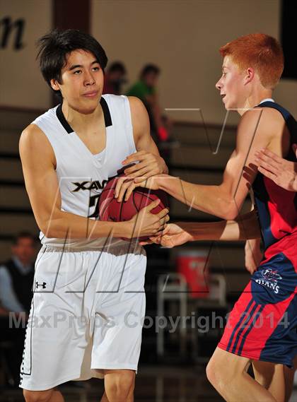 Thumbnail 2 in Xavier Prep vs. Samuel Robertson Canada (MaxPreps Holiday Classic) photogallery.