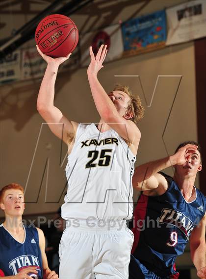 Thumbnail 2 in Xavier Prep vs. Samuel Robertson Canada (MaxPreps Holiday Classic) photogallery.