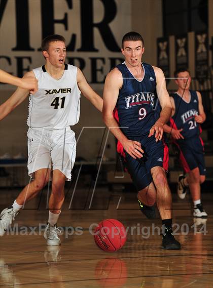 Thumbnail 2 in Xavier Prep vs. Samuel Robertson Canada (MaxPreps Holiday Classic) photogallery.