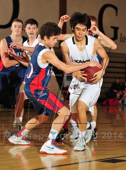 Thumbnail 3 in Xavier Prep vs. Samuel Robertson Canada (MaxPreps Holiday Classic) photogallery.