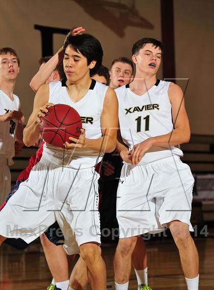 Thumbnail 3 in Xavier Prep vs. Samuel Robertson Canada (MaxPreps Holiday Classic) photogallery.
