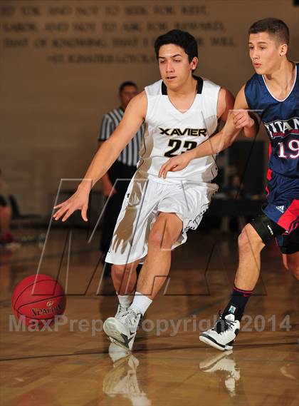 Thumbnail 3 in Xavier Prep vs. Samuel Robertson Canada (MaxPreps Holiday Classic) photogallery.