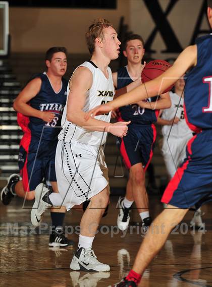 Thumbnail 2 in Xavier Prep vs. Samuel Robertson Canada (MaxPreps Holiday Classic) photogallery.