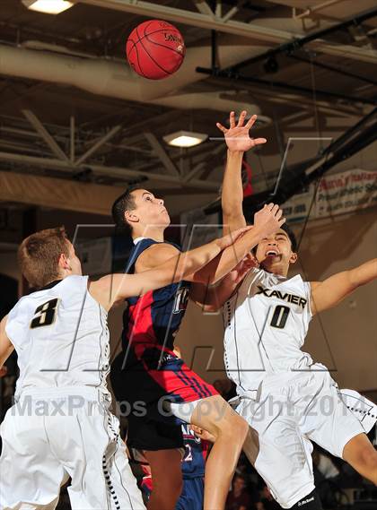 Thumbnail 1 in Xavier Prep vs. Samuel Robertson Canada (MaxPreps Holiday Classic) photogallery.