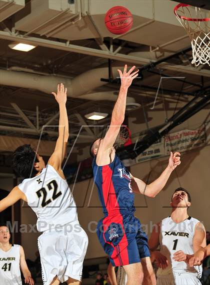 Thumbnail 2 in Xavier Prep vs. Samuel Robertson Canada (MaxPreps Holiday Classic) photogallery.