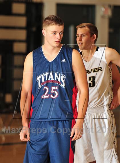 Thumbnail 1 in Xavier Prep vs. Samuel Robertson Canada (MaxPreps Holiday Classic) photogallery.