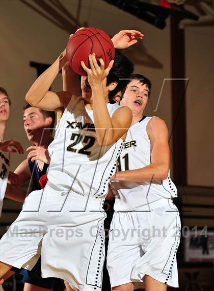 Thumbnail 2 in Xavier Prep vs. Samuel Robertson Canada (MaxPreps Holiday Classic) photogallery.