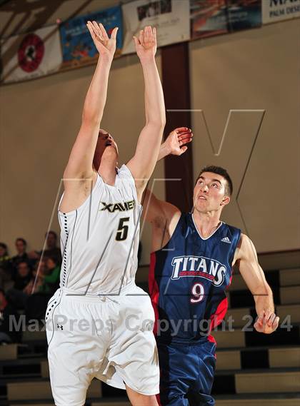 Thumbnail 3 in Xavier Prep vs. Samuel Robertson Canada (MaxPreps Holiday Classic) photogallery.