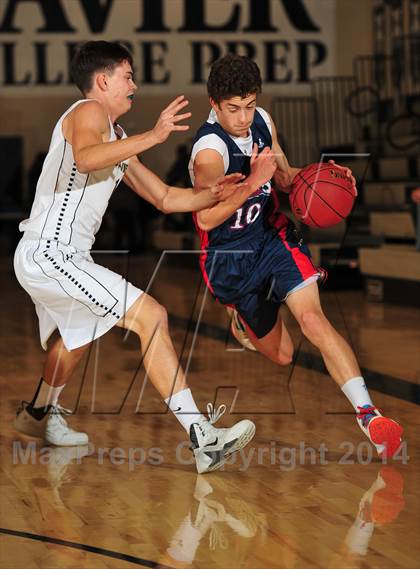 Thumbnail 2 in Xavier Prep vs. Samuel Robertson Canada (MaxPreps Holiday Classic) photogallery.