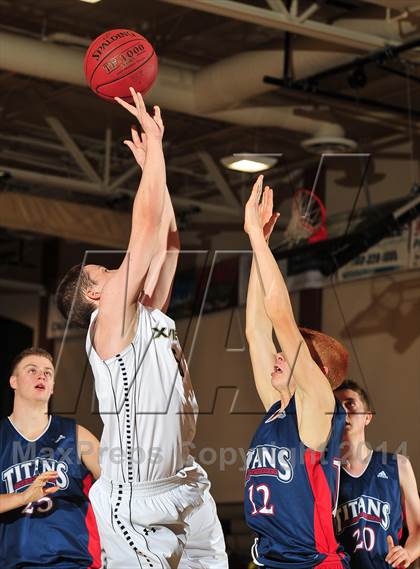 Thumbnail 1 in Xavier Prep vs. Samuel Robertson Canada (MaxPreps Holiday Classic) photogallery.