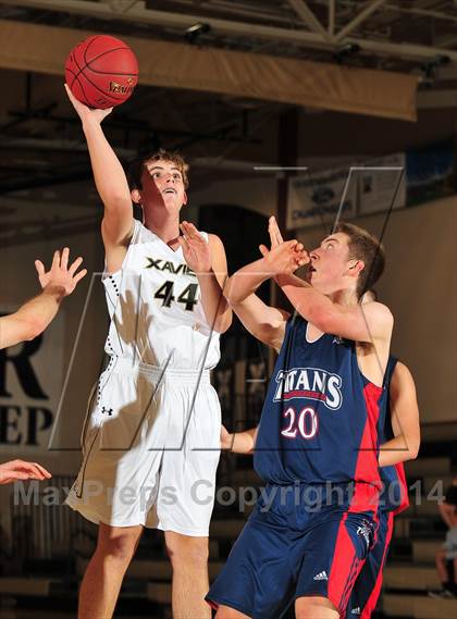 Thumbnail 1 in Xavier Prep vs. Samuel Robertson Canada (MaxPreps Holiday Classic) photogallery.