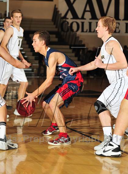 Thumbnail 2 in Xavier Prep vs. Samuel Robertson Canada (MaxPreps Holiday Classic) photogallery.
