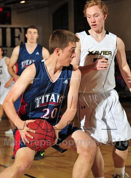 Thumbnail 3 in Xavier Prep vs. Samuel Robertson Canada (MaxPreps Holiday Classic) photogallery.