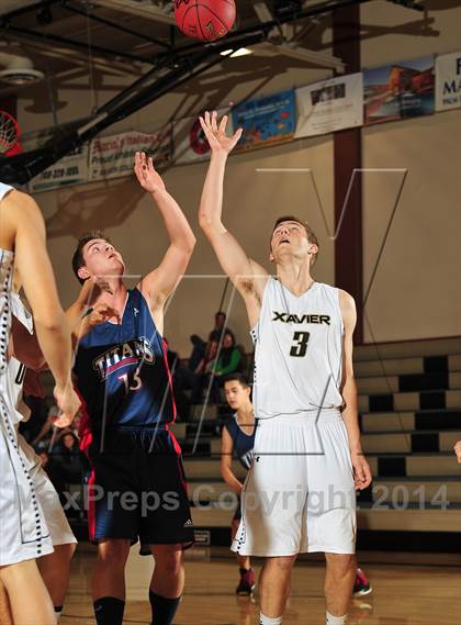 Thumbnail 3 in Xavier Prep vs. Samuel Robertson Canada (MaxPreps Holiday Classic) photogallery.