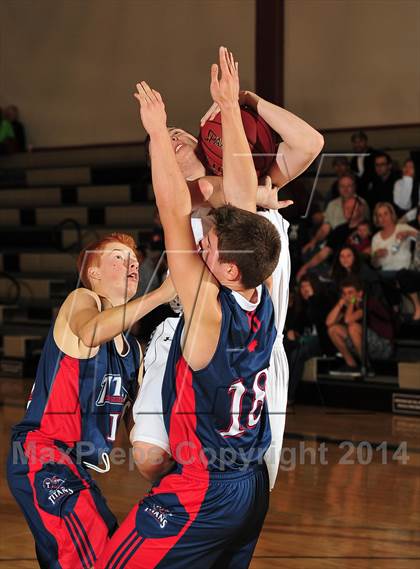 Thumbnail 1 in Xavier Prep vs. Samuel Robertson Canada (MaxPreps Holiday Classic) photogallery.