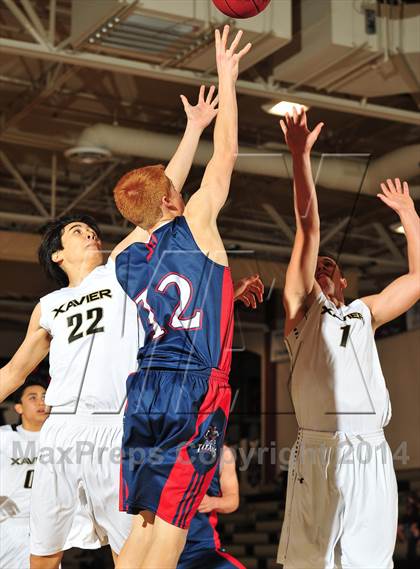 Thumbnail 2 in Xavier Prep vs. Samuel Robertson Canada (MaxPreps Holiday Classic) photogallery.
