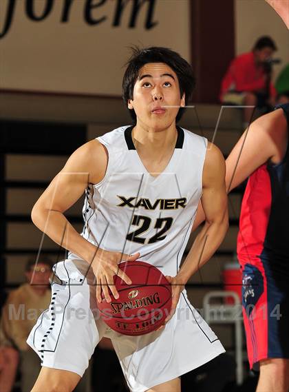 Thumbnail 3 in Xavier Prep vs. Samuel Robertson Canada (MaxPreps Holiday Classic) photogallery.