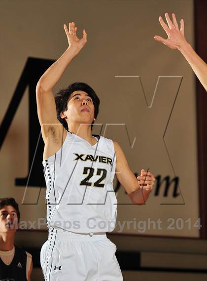 Thumbnail 2 in Xavier Prep vs. Samuel Robertson Canada (MaxPreps Holiday Classic) photogallery.