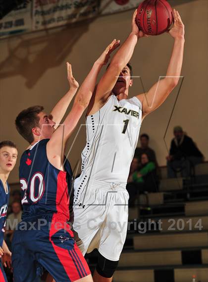 Thumbnail 3 in Xavier Prep vs. Samuel Robertson Canada (MaxPreps Holiday Classic) photogallery.
