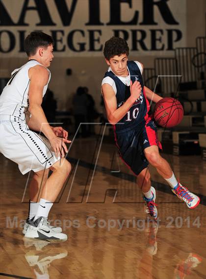Thumbnail 1 in Xavier Prep vs. Samuel Robertson Canada (MaxPreps Holiday Classic) photogallery.