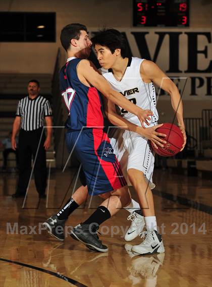 Thumbnail 2 in Xavier Prep vs. Samuel Robertson Canada (MaxPreps Holiday Classic) photogallery.