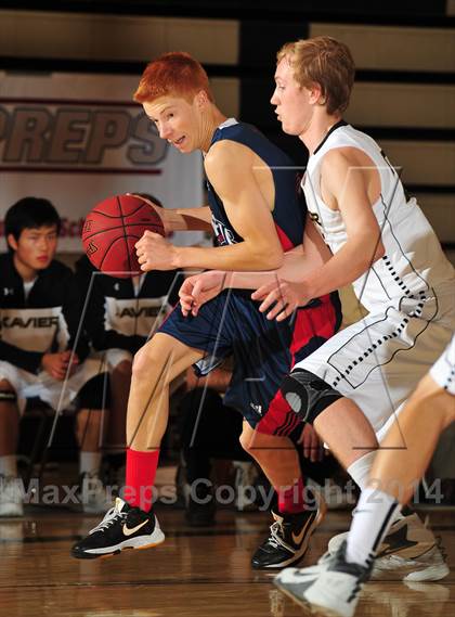 Thumbnail 2 in Xavier Prep vs. Samuel Robertson Canada (MaxPreps Holiday Classic) photogallery.