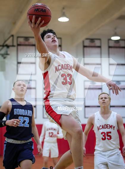Thumbnail 1 in Goddard vs. Albuquerque Academy (Joe Armijo Basketball Classic) photogallery.