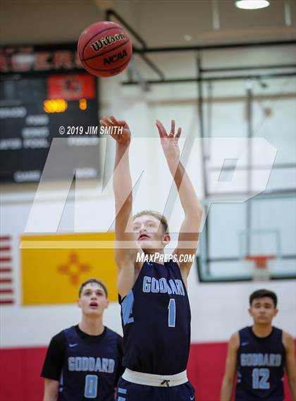 Thumbnail 2 in Goddard vs. Albuquerque Academy (Joe Armijo Basketball Classic) photogallery.