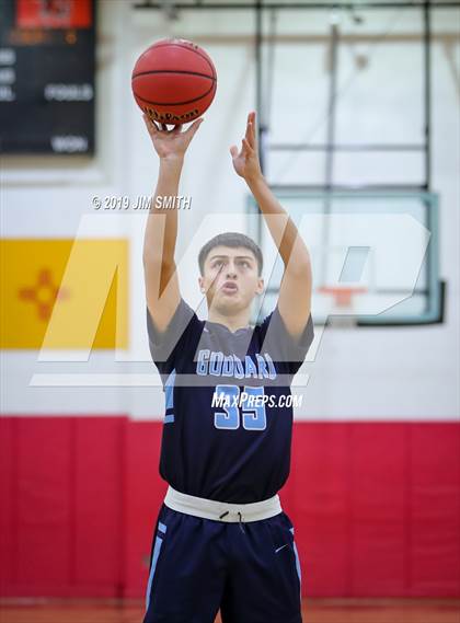 Thumbnail 2 in Goddard vs. Albuquerque Academy (Joe Armijo Basketball Classic) photogallery.