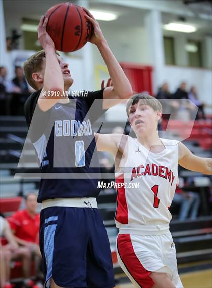Thumbnail 2 in Goddard vs. Albuquerque Academy (Joe Armijo Basketball Classic) photogallery.