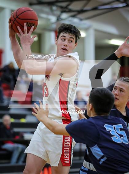 Thumbnail 2 in Goddard vs. Albuquerque Academy (Joe Armijo Basketball Classic) photogallery.