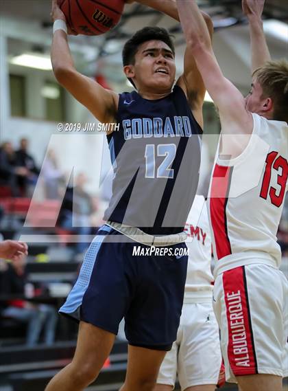 Thumbnail 2 in Goddard vs. Albuquerque Academy (Joe Armijo Basketball Classic) photogallery.