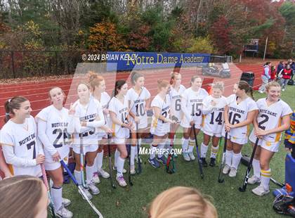 Thumbnail 2 in Middleborough @ Notre Dame Academy (MIAA Division 2 Round of 32) photogallery.