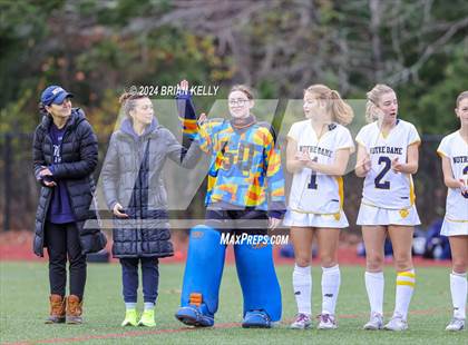 Thumbnail 2 in Middleborough @ Notre Dame Academy (MIAA Division 2 Round of 32) photogallery.
