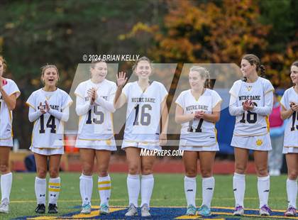 Thumbnail 1 in Middleborough @ Notre Dame Academy (MIAA Division 2 Round of 32) photogallery.