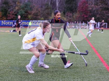 Thumbnail 1 in Middleborough @ Notre Dame Academy (MIAA Division 2 Round of 32) photogallery.