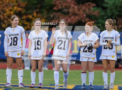 Thumbnail 2 in Middleborough @ Notre Dame Academy (MIAA Division 2 Round of 32) photogallery.