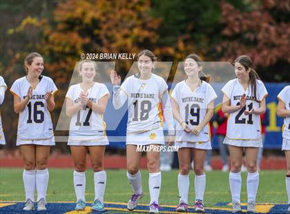 Thumbnail 2 in Middleborough @ Notre Dame Academy (MIAA Division 2 Round of 32) photogallery.