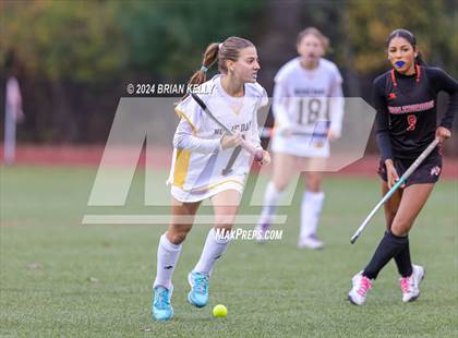 Thumbnail 1 in Middleborough @ Notre Dame Academy (MIAA Division 2 Round of 32) photogallery.