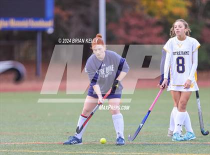 Thumbnail 2 in Middleborough @ Notre Dame Academy (MIAA Division 2 Round of 32) photogallery.
