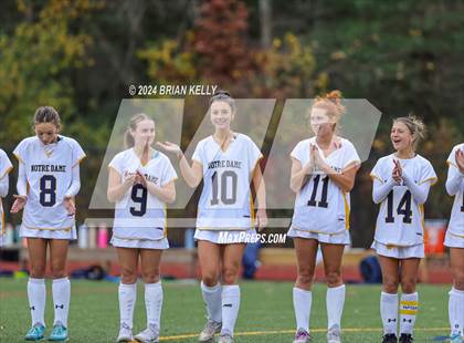Thumbnail 1 in Middleborough @ Notre Dame Academy (MIAA Division 2 Round of 32) photogallery.