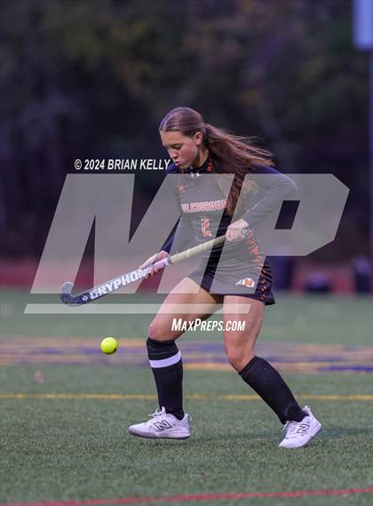 Thumbnail 2 in Middleborough @ Notre Dame Academy (MIAA Division 2 Round of 32) photogallery.