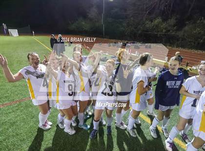 Thumbnail 2 in Middleborough @ Notre Dame Academy (MIAA Division 2 Round of 32) photogallery.